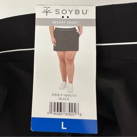 Soybu Womens Skort Black Skirt Inner Shorts - Picture 7 of 10